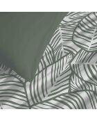 Pack Complet Housse de couette imprimé + Drap housse fira romarin - 220x240 cm/140x190 cm