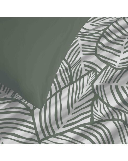 Pack Complet Housse de couette imprimé + Drap housse fira romarin - 220x240 cm/140x190 cm