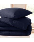 Pack Housse de couette Complet 3 Pièces Gaze de Coton nuit - 140x200 cm