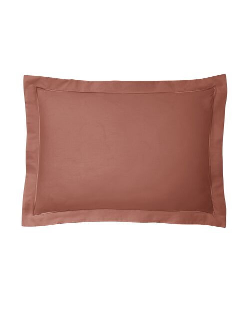 Funda de almohada de terracota percal