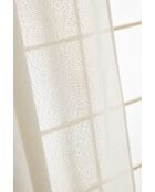 Verstellbarer Vorhang mit 8 Sandclips, 140 x 270 cm