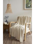 Plaid Olympia avorio - 125x150 cm