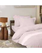 Housse de couette Percale rose - 140x200 cm