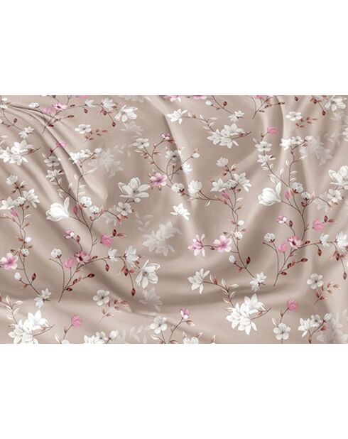 Set copripiumino bifacciale stampato + 2 federe con volant piatto trapuntato - 240x220 cm/2x (65x65 cm)