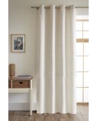 Rideau + 8 oeillets ivoire - 140x240 cm