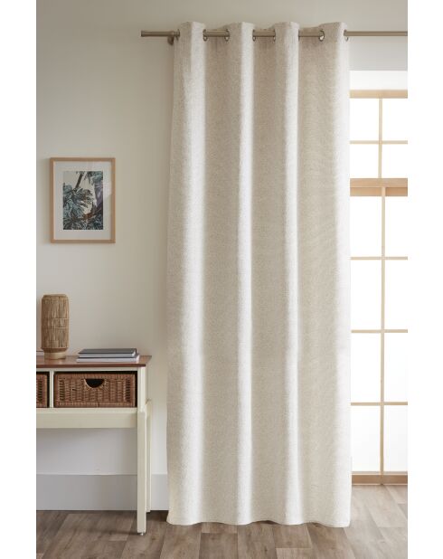 Tenda + 8 occhielli color avorio - 140x240 cm
