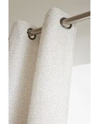 Rideau + 8 oeillets ivoire - 140x240 cm