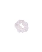 Ivoorkleurige zijden scrunchie