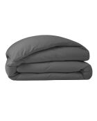 Housse de couette Percale ardoise - 140x200 cm