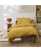 Housse de couette Percale mangue - 140x200 cm