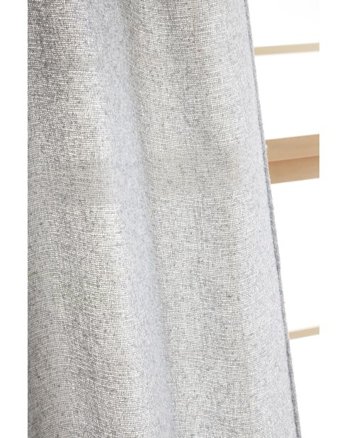 Verstellbarer Vorhang mit 8 Klammerringen aus Kieselsteinen — 140 x 270 cm