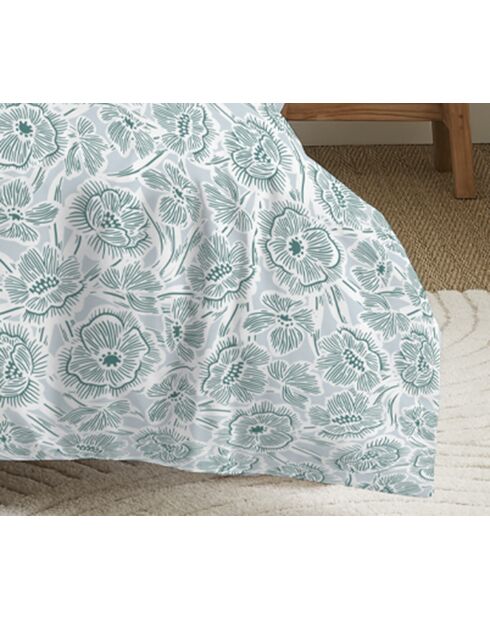 Pack Complet Housse de couette imprimé + Drap housse agathecel adon - 140x200 cm/90x190 cm