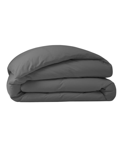 Housse de couette Percale ardoise - 240x220 cm