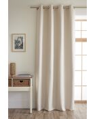 Tenda oscurante + 8 occhielli sabbia - 140x240 cm
