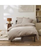 Housse de couette Percale lin - 140x200 cm