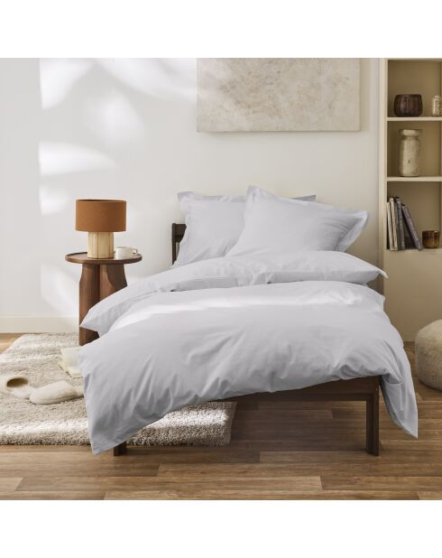 Housse de couette Percale perle - 140x200 cm