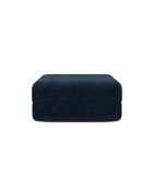Lincoln blaue konvertierbare und modulare Kordhocker - 95x95x42 cm