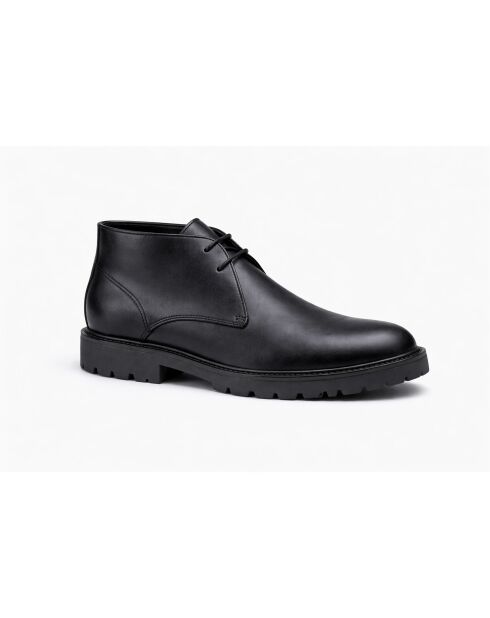 Bottes en cuir Pochuka noires