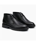 Bottes en cuir Pochuka noires