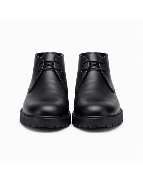 Bottes en cuir Pochuka noires