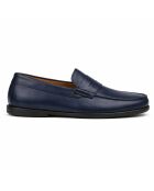 Mocasines de piel Dabera azules