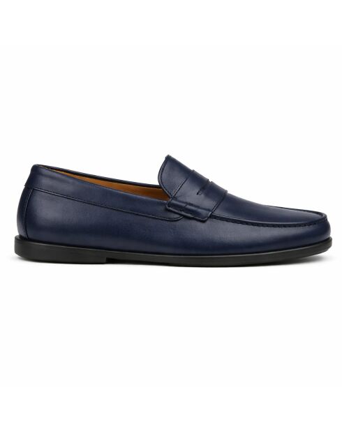Mocassins en cuir Dabera bleus