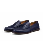 Mocasines de piel Dabera azules