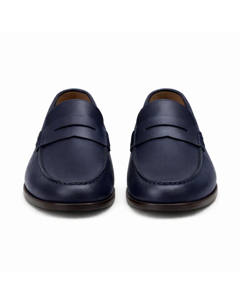 Mocassins en cuir Dabera bleus
