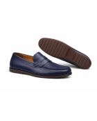 Mocasines de piel Dabera azules