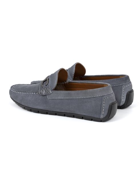 Mocassins en cuir Itama bleus