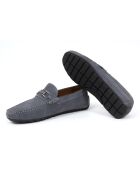 Mocassins en cuir Itama bleus