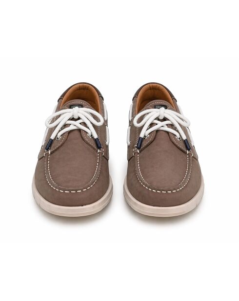 Natori Bootsschuhe aus beigem Leder
