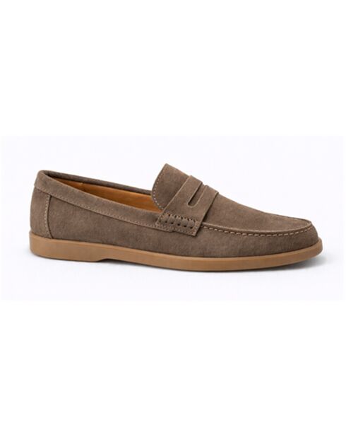 Mocassins en cuir Samori brun