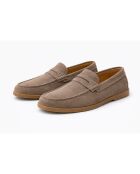 Mocassins en cuir Samori brun