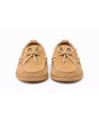 Beige leren bootschoenen van Nacori