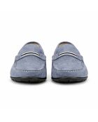 Mocassins en cuir Socaman bleus
