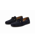 Mocassins en cuir Saconi bleus