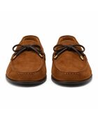 Mocassins en cuir Saconi brun clair
