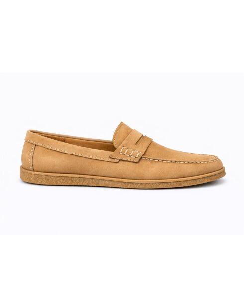 Mocassins en cuir Nasuri beige