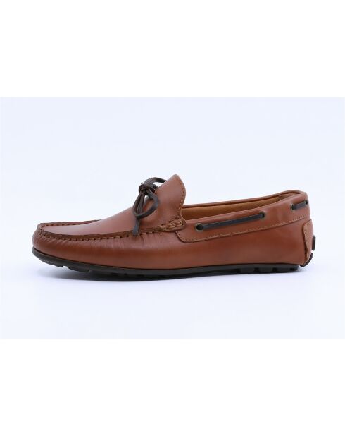 Mocassins en cuir Nolavi brun