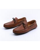 Mocassins en cuir Nolavi brun