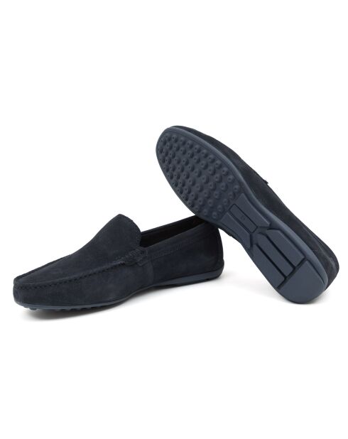 Mocassins en cuir Sinfen bleus