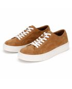 Zapatillas Tesana de piel marrón