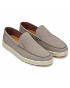 Mocassins en cuir Serati gris