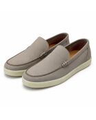 Mocassins en cuir Serati gris