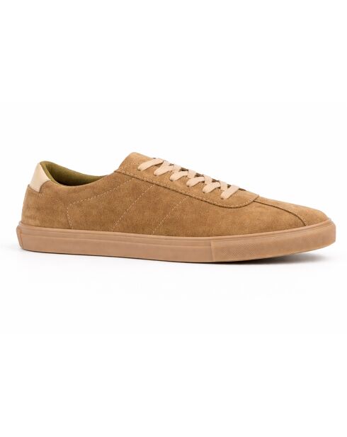 Baskets en cuir Selante brun