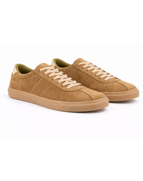 Baskets en cuir Selante brun