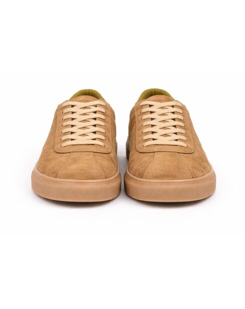 Baskets en cuir Selante brun