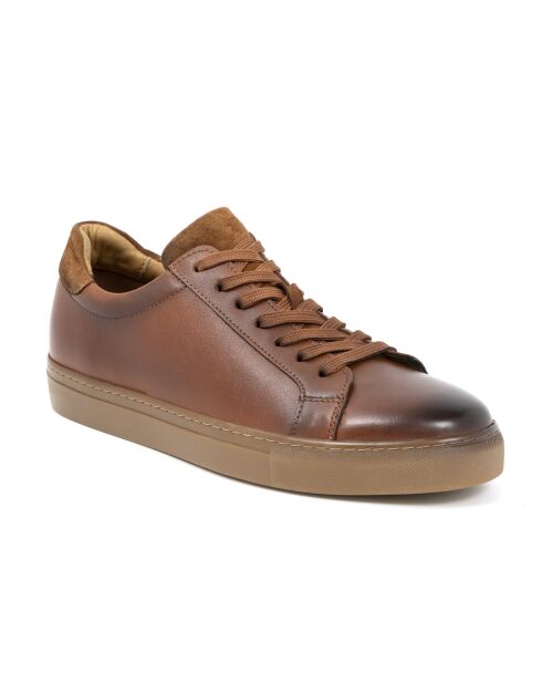 Zapatillas deportivas de piel Cirem marrón claro