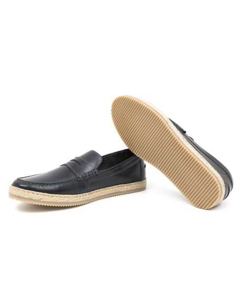 Espadrilles en cuir Vadmen bleues